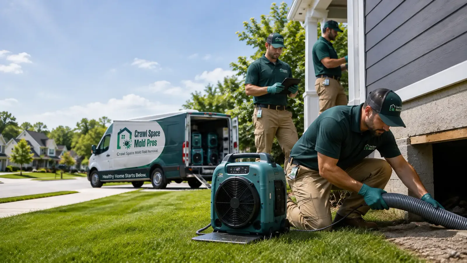 Crawl Space Mold Removal in New London, CT